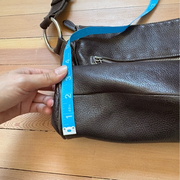 Roots Brown Leather Shoulder Bag - Picture 8 of 9